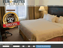 Tablet Screenshot of euro-suites.com